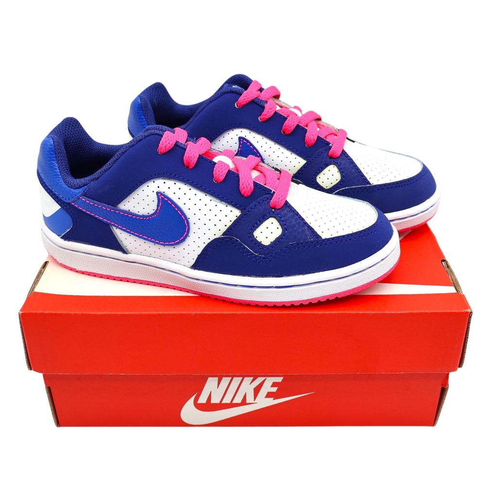 Nike Son of Force PS Size 12.5C 2014 Blue Pink White Sneakers 616497-103